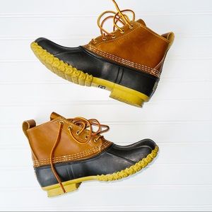LL Bean Bean Boots 6” Duck Boots Size 8